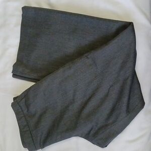 Melanie Lyne Wool Blend Flare Trouser Pants, Gray, Size 16